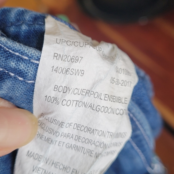 Liberty Blue Denim Carpenter Overalls Men’s Size 42x32 Farm Work 100% Cotton - Picture 13 of 14